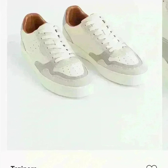 H&M men’s Trainers size 42 white, gray and light gray - Picture 1 of 11